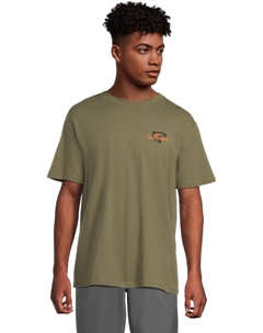 Мужская классическая футболка с коротким рукавом Nature, Dusty Olive Salty crew