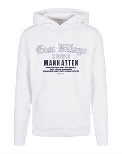 Пуловер Basic Hoodie East Village Manhatten HOODIE, белый F4nt4stic