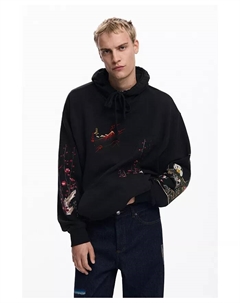 Мужская худи Landscape, черный Desigual