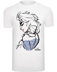 Футболка Disney Frozen Elsa Sketch Mono, белый F4nt4stic