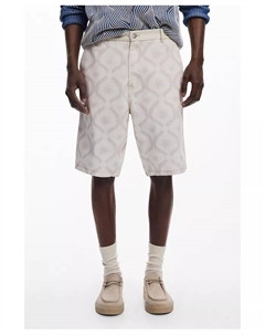 Мужские бермуды с солнечными принтами, загар/бежевый Desigual