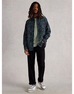 Хлопковая рубашка с цветочным принтом White stuff