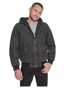 Мужская куртка-бомбер с капюшоном, черный Levi's®