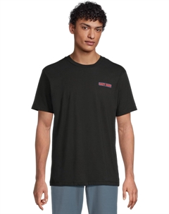 Мужская футболка с коротким рукавом с неоновой надписью, Black Salty crew