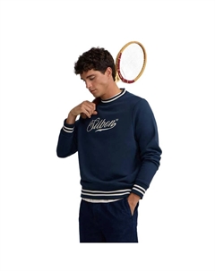 Толстовка Retro Lettering, синий Silbon