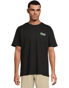 Мужская классическая футболка Mahi Club с коротким рукавом, Black Salty crew