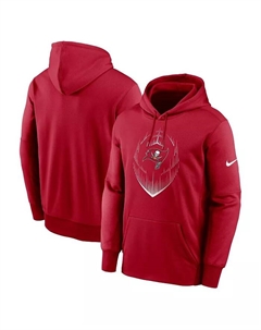Мужская красная толстовка с капюшоном Tampa Bay Buccaneers Icon Performance Pullover Nike