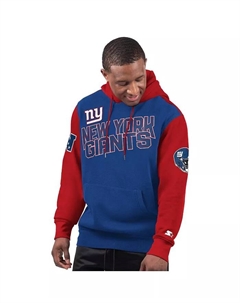 Мужская толстовка с капюшоном Royal New York Giants Extreme Pullover Starter