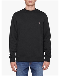 Органический хлопок PS худи с принтом зебры, Black Paul smith