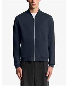 Бомбер с застежкой-молнией из хлопка, Dark Navy Lyle & scott