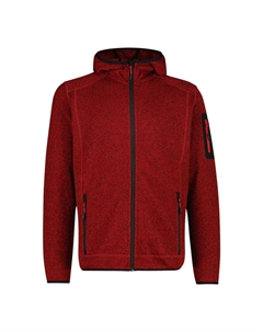 Мужская флисовая куртка с фиксированным капюшоном, трикотажная куртка 3H60847N Cmp