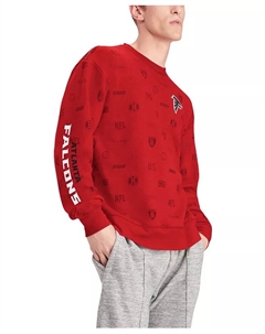 Мужской красный свитшот с графикой Atlanta Falcons Reid Tommy hilfiger