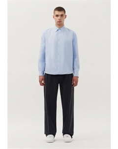 Рубашка Wattiertes Oversized, голубой Studio seidensticker