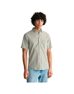 Рубашка с коротким рукавом Seersucker, зеленый Gant