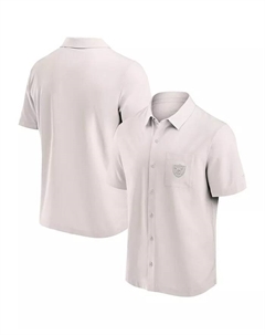 Мужская кремовая рубашка на пуговицах Las Vegas Raiders Front Office Fanatics