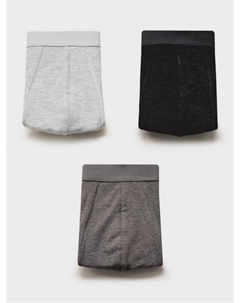 Боксеры из хлопковой смеси, Pack of 3 Mango