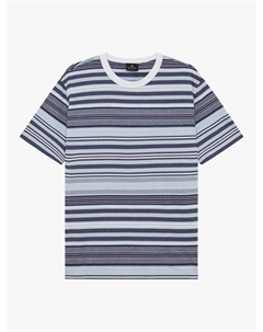 Футболка PS Cotton Regular Fit с коротким рукавом в полоску, White Paul smith