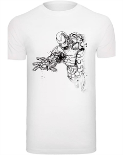 Футболка Marvel Avengers Iron Man Mono Line, белый F4nt4stic