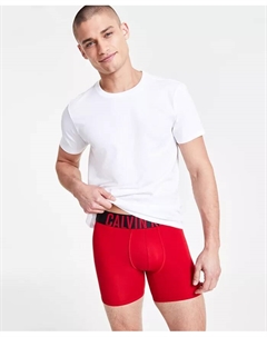 Мужские хлопковые классические футболки 3 шт с круглым вырезом и боксеры Intense Power 3 шт Calvin klein