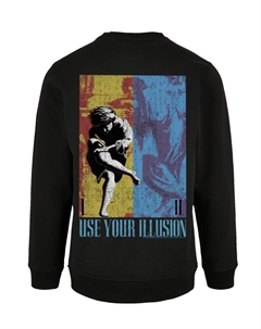 Толстовка Guns 'n' Roses Music Double Illusion, черный F4nt4stic