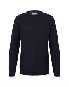 Пуловер, синий Tom tailor
