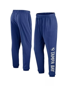Мужские синие флисовые спортивные брюки Tampa Bay Lightning Chop Block Fanatics