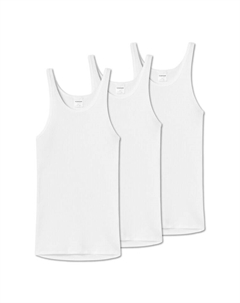 Майка 3er Pack, белый Schiesser