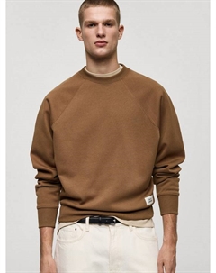 Свитшот с круглым вырезом, Medium Brown Mango