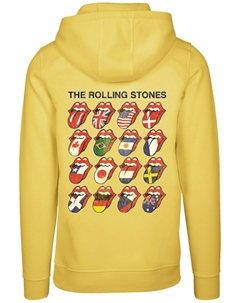 Пуловер Hoodie The Rolling Stones Voodoo Lounge Tongues, цвет taxi yellow F4nt4stic
