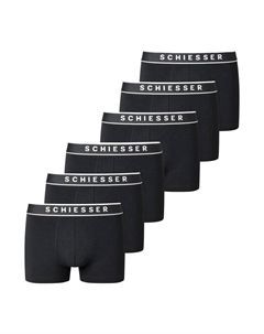 Боксеры short 6er Pack, черный Schiesser