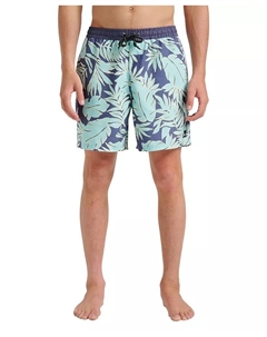 Мужские повседневные плавки Volley Trippin Palm, серый Quiksilver