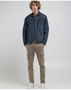 Мужские брюки карго узкого кроя, светло-коричневый Replay