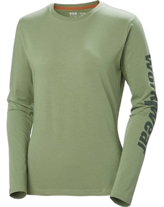 Лонгслив Longsleeve, зеленый Helly hansen