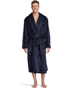 Мужской плюшевый халат с длинными рукавами, Navy Tommy bahama