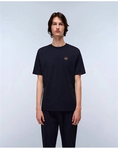 Мужская футболка темно-синего цвета с короткими рукавами Napapijri