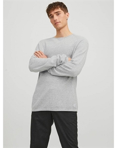 Пуловер, серый Jack & jones