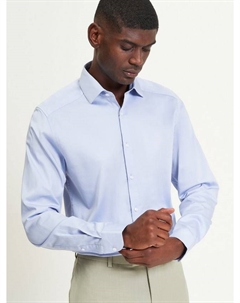 Формальная рубашка из хлопковой сатиновой ткани с добавлением эластана, классический крой, Sky Ben sherman