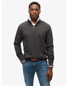 Утилитарная толстовка с логотипом Henley, Dark Charcoal Superdry