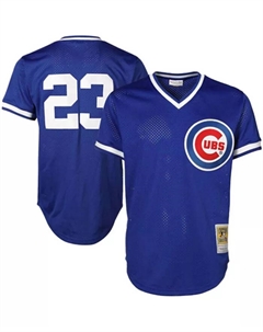 Мужская бейсбольная майка Ryne Sandberg Chicago Cubs Cooperstown Authentic Collection Throwback Replica — королевский синий Mitchell and ness