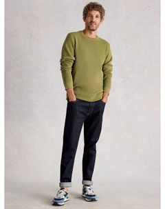 Свитер с воротником Attadale, Khaki Green White stuff