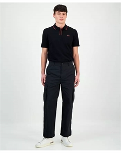 Мужские карго-штаны Greco Regular-Fit с логотипом, черный Hugo boss