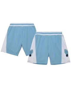 Мужские шорты Michael Jordan Carolina Blue North Carolina Tar Heels в стиле ретро, оригинальные Mitchell and ness