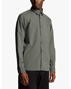 Рубашка Regular Fit из бамбуковой смеси, Gunmetal Lyle & scott