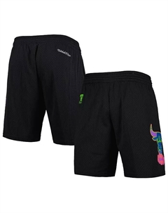 Мужские шорты Chicago Bulls Hardwood Classics Color Bomb Energy черные Mitchell and ness