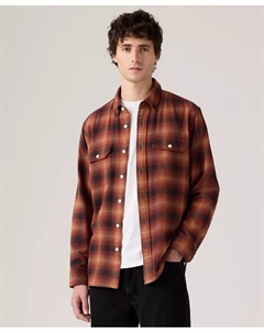 Мужская рубашка свободного кроя с длинными рукавами на пуговицах, оранжевый Levi's®