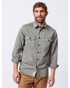 Баккингемская хлопковая рубашка-оверсайз, Khaki Aubin