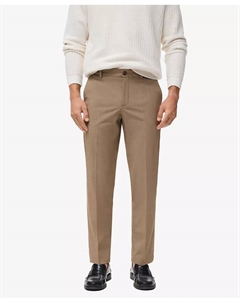 Мужские брюки Bologna Slim-Fit Comfort-Stretch, серый Mango