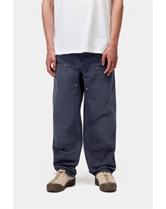 Брюки Double Knee из Stone Canvas (100% органический хлопок Dearborn Canvas), синий Carhartt