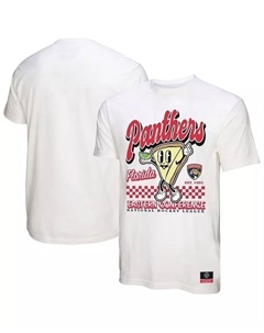 Мужская белая футболка Florida Panthers Local Food Mitchell and ness