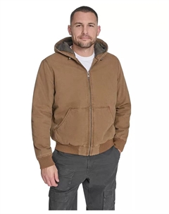 Мужская куртка-бомбер с капюшоном, коричневый Levi's®